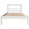 vidaXL Letto senza Materasso Bianco 90x190 cm in Legno Massello Pino