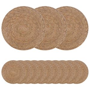 vidaXL Tovagliette in erba di mare 50 pz Naturale 100% Erba marina