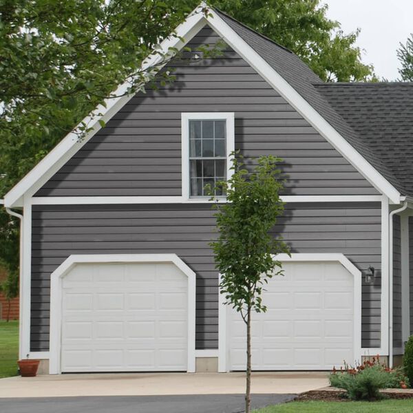 vidaXL Pannelli di Rivestimento per Parete 8 pz Grigio 170x15 cm WPC