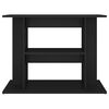 vidaXL Supporto per Acquario 80x35x60 cm in Legno Multistrato Nero