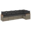vidaXL Patio Sofa Set 4-Posti Grey