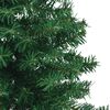 vidaXL Albero di Natale Artificiale Angolare con 300 LED Verde 180 cm