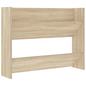 vidaXL Scarpiera a Muro Rovere Sonoma 80x18x60 cm in Legno Multistrato