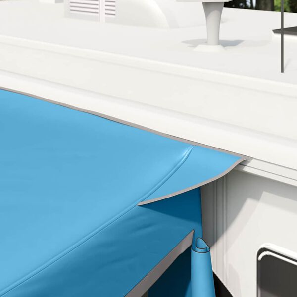 vidaXL Tenda per portellone posteriore Blu 285 x 255 x 245 cm taffet&agrave;