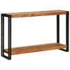 vidaXL Tavolo consolle 120 x 33 x 75 cm Legno di Acacia Massello