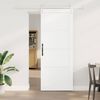 vidaXL Porta scorrevole ORKDAL Bianco 83 x 211 cm Pino massello