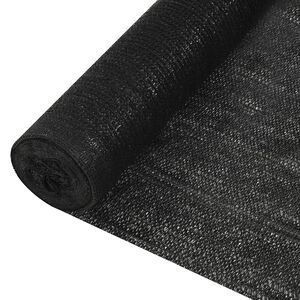 vidaXL Rete per Privacy Nera 1,2x50 m in HDPE 150 g/m&sup2;
