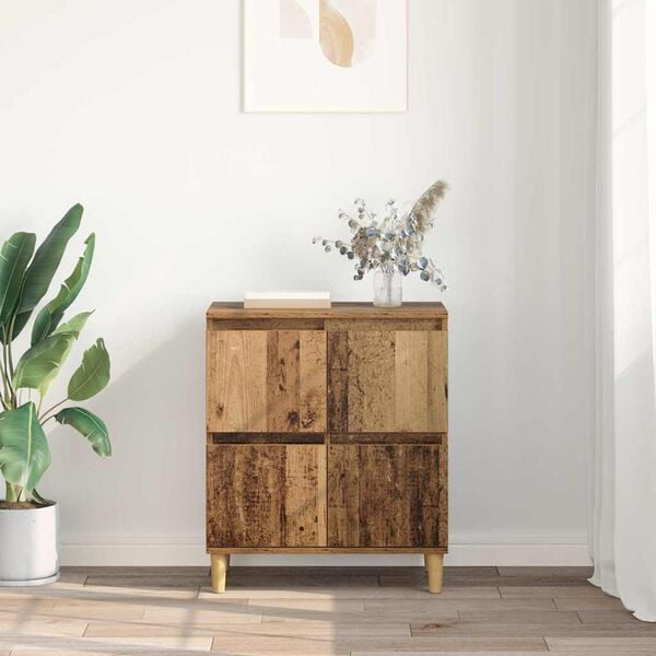 vidaXL Credenza Legno vecchio 60 x 35 x 70 cm Legno multistrato