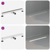 vidaXL Drenaggio doccia 2 in 1 Argento 70 cm Acciaio Inox 304