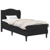 vidaXL Struttura del letto con testiera Nero 90 x 190 cm Velluto