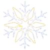 vidaXL Luci di Natale a fiocco di neve LOVIISA 140 LED Bianco freddo