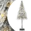 vidaXL Albero di Natale con 150 LED Bianco 150 cm PE e Acciaio