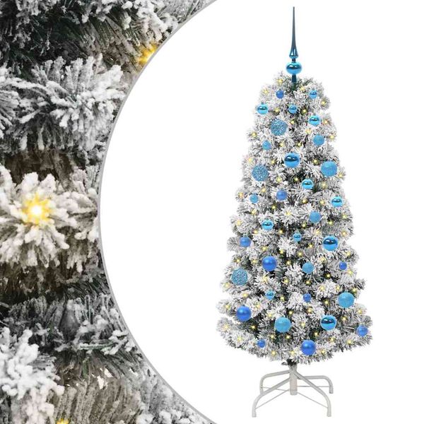 vidaXL Albero di Natale Artificiale con Rami Pieghevoli 150 cm