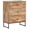 vidaXL Credenza in Legno di Teak di Recupero 60x30x75 cm