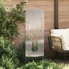 vidaXL Schermo per privacy in giardino Argento 50 x 140 cm