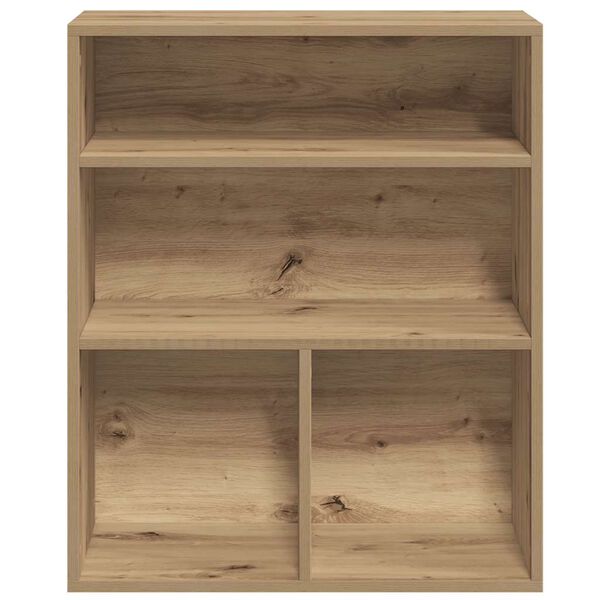 vidaXL Libreria Rovere Artigianale 60x30x71,5 cm Legno Multistrato