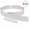 vidaXL Bordura per Prato Argento 450 x 0.05 x 15 cm