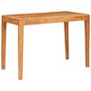 vidaXL Tavolo da pranzo 110 x 55 x 76 cm Legno di Acacia Massello