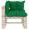 vidaXL Set Divani da Giardino Pallet 7 pz con Cuscini in Legno di Pino