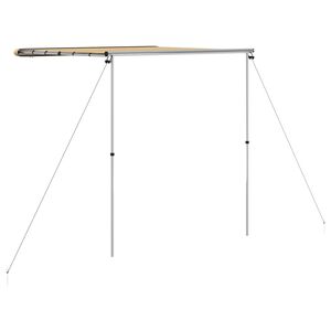 vidaXL Tendalino per Camper e Roulotte 2,4x2x2,15 m Beige