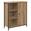 vidaXL Credenza Rovere artigianale 70 x 30 x 80 cm Legno multistrato