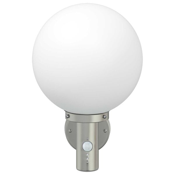 vidaXL Lampada da Parete Esterna 2 pcs Argento 28 x 25 x 38 cm