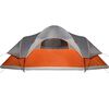 vidaXL Tenda Familiare a Cupola 9 Persone Arancione Impermeabile
