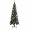 vidaXL Albero di Natale artificiale con 300 LED Verde 210 cm