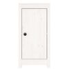 vidaXL Credenza Bianca 39x35x80 cm in Legno Massello di Pino