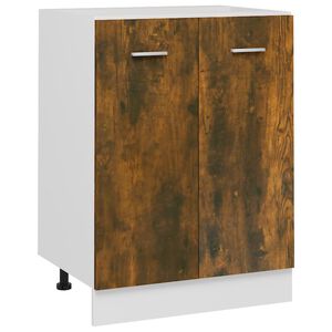 vidaXL Mobiletto &ldquo;Lyon&rdquo; Rovere Fumo 60x46x81,5 cm