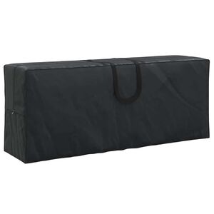 vidaXL Borsa da Stoccaggio Outdoor Nero 125 x 32 x 50 cm