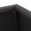 vidaXL Focolare Nero 50 x 35 x 100 cm Acciaio