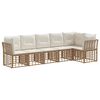 vidaXL Set Divano da Giardino polyrattan