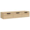 vidaXL Armadietto a Muro Rovere Sonoma 102x30x20 in Legno Multistrato