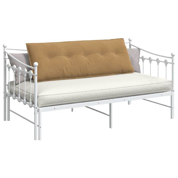 vidaXL Cuscino per Schiena Marrone 140 x 50 cm Tessuto in Cords