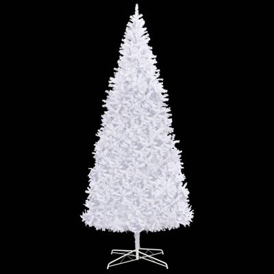 vidaXL Set Albero Natale Artificiale con LED e Palline 400 cm Bianco