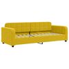 vidaXL Divano Letto con Letto Estraibile Giallo 80x200 cm in Velluto