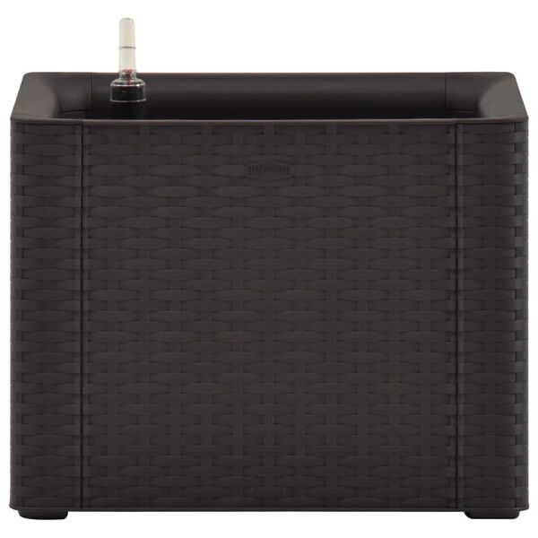 vidaXL Letto Rialzato Giardino con Irrigazione Antracite 43x43x33 cm