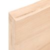 vidaXL Ripiano a Parete 80x20x6 cm Legno Massello Rovere Non Trattato