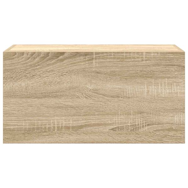 vidaXL Mobile da Bagno Rovere Sonoma 60x25x30 cm in Legno Multistrato