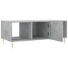 vidaXL Tavolino Salotto Grigio Cemento 102x50x40 cm Legno Multistrato