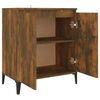vidaXL Credenza Rovere Fumo 60x35x70 cm in Legno Multistrato