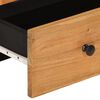 vidaXL Credenza con Cassetto 60x33x100cm Legno Massello Acacia e Ferro