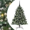 vidaXL Albero di Natale artificiale con 150 LED Verde 85 x 85 x 120 cm