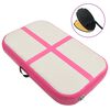 vidaXL Tappetino Ginnastica Gonfiabile con Pompa 60x100x10 cm PVC Rosa