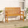 vidaXL Panchina da Giardino 220 cm in Legno Massello d'Acacia