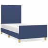 vidaXL Giroletto senza Materasso Blu 80x200 cm in Tessuto