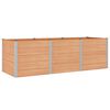 vidaXL Letto rialzato da giardino Marrone 300 x 100 x 91 cm