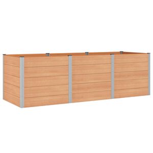 vidaXL Letto rialzato da giardino Marrone 300 x 100 x 91 cm