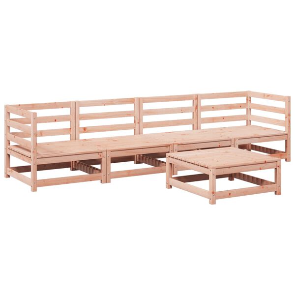 vidaXL Set Divani da Giardino 5 pz in Legno Massello Abete Douglas